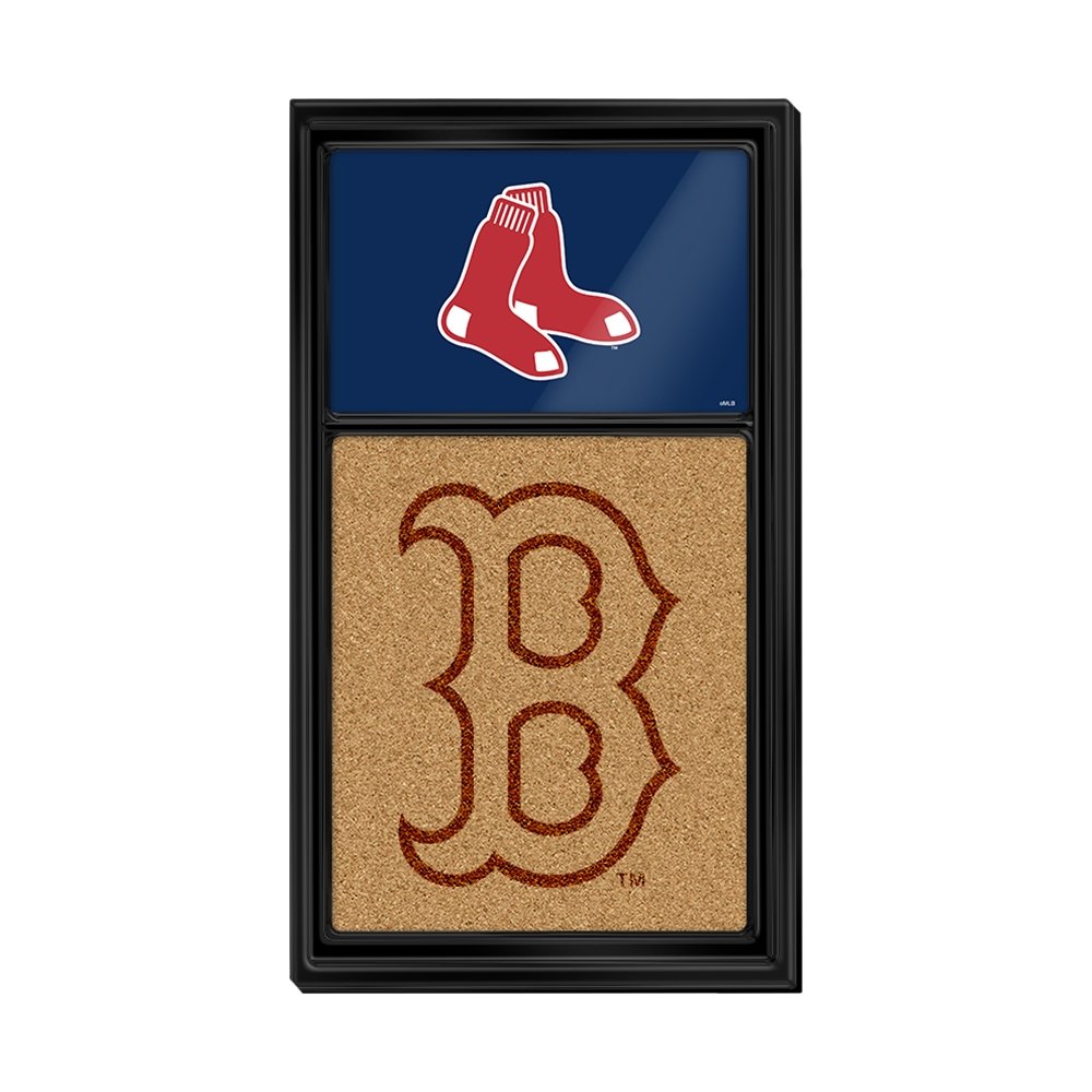 Boston Red Sox: Dual Logo - Cork Note Board - The Fan-Brand