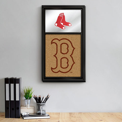 Boston Red Sox: Dual Logo - Mirrored Dry Erase Note Board - The Fan-Brand