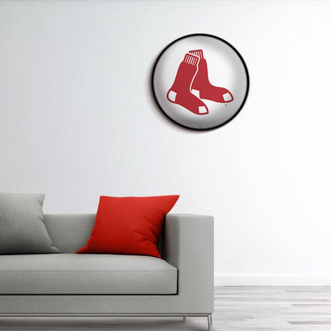 Boston Red Sox: Logo - Modern Disc Wall Sign - The Fan-Brand