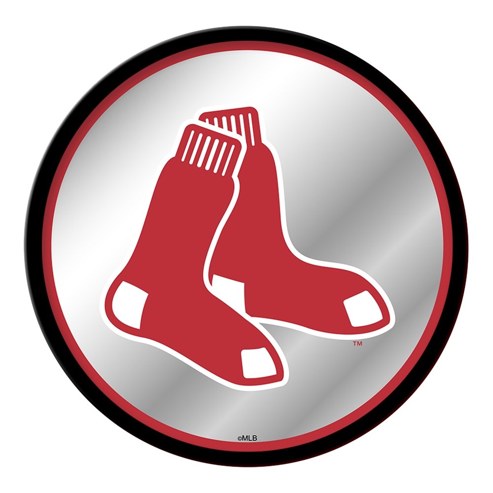 Boston Red Sox: Modern Disc Mirrored Wall Sign - The Fan-Brand