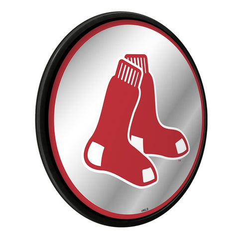 Boston Red Sox: Modern Disc Mirrored Wall Sign - The Fan-Brand