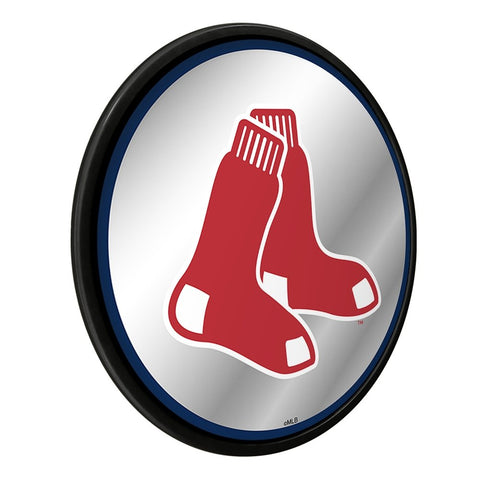 Boston Red Sox: Modern Disc Mirrored Wall Sign - The Fan-Brand