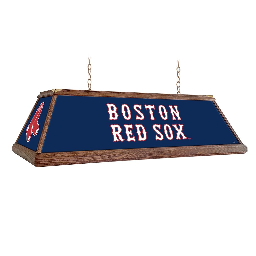 Boston Red Sox: Premium Wood Pool Table Light - The Fan-Brand