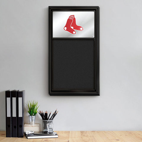 Boston Red Sox: Sox Logo - Mirrored Chalk Note Board - The Fan-Brand