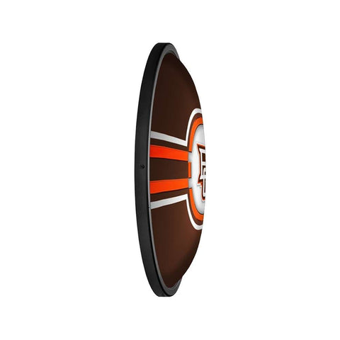 Bowling Green Falcons: Oval Slimline Lighted Wall Sign - The Fan-Brand