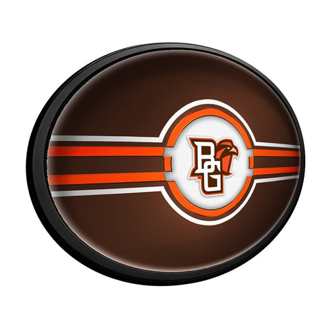 Bowling Green Falcons: Oval Slimline Lighted Wall Sign - The Fan-Brand