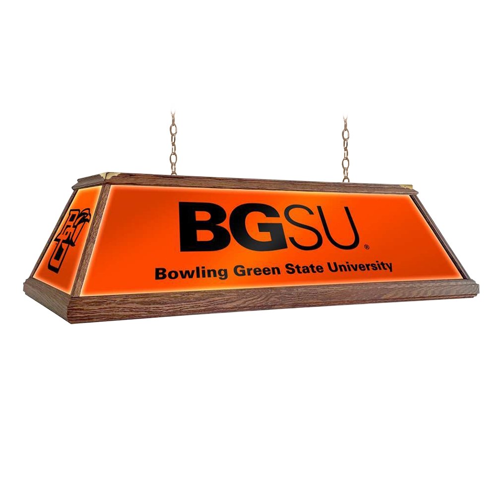 Bowling Green Falcons: Premium Wood Pool Table Light - The Fan-Brand