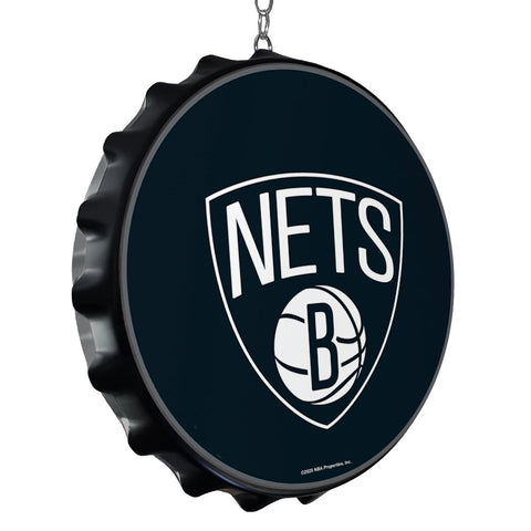 Brooklyn Nets: Bottle Cap Dangler - The Fan-Brand