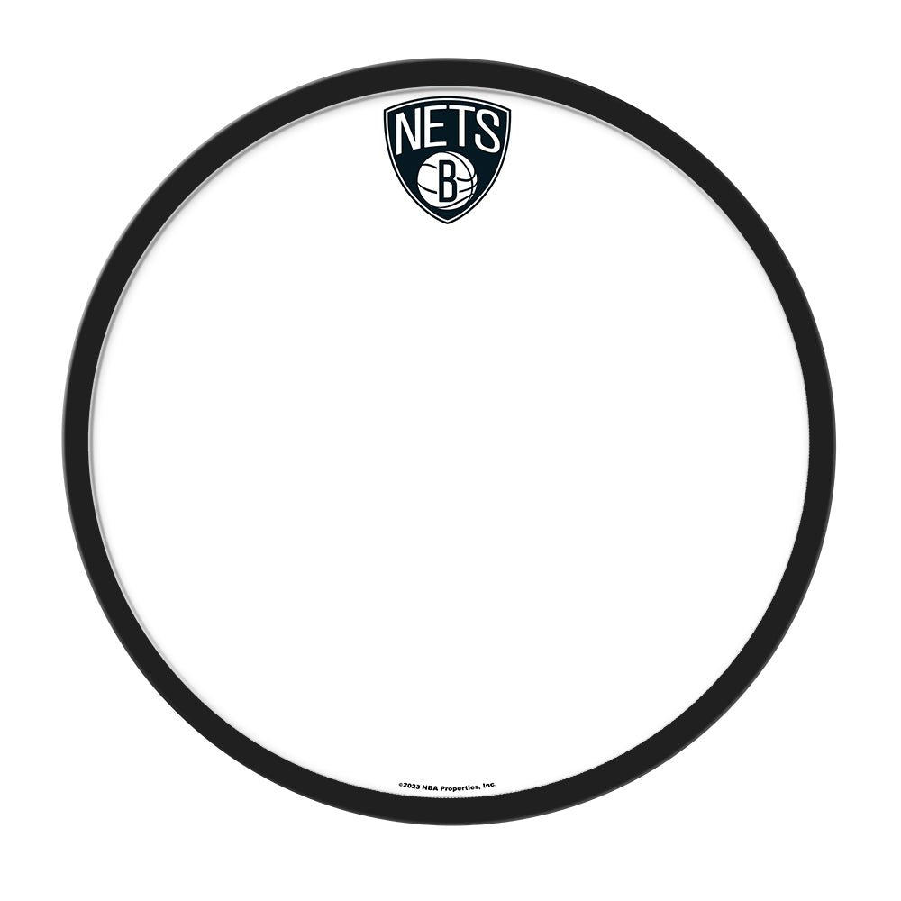 Brooklyn Nets: Modern Disc Dry Erase Wall Sign - The Fan-Brand
