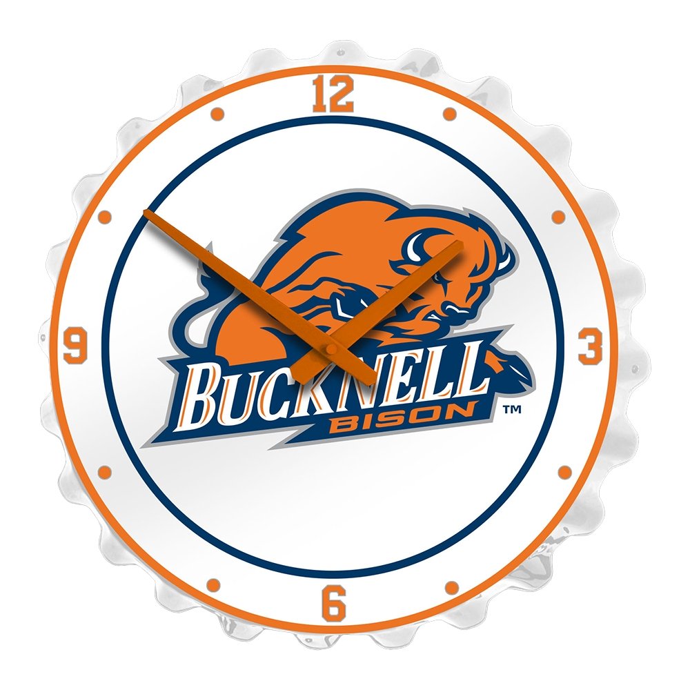 Bucknell Bisons: Bottle Cap Wall Clock - The Fan-Brand