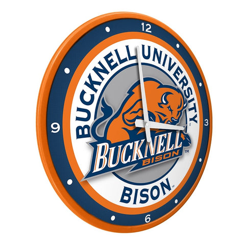 Bucknell Bisons: Modern Disc Wall Clock - The Fan-Brand