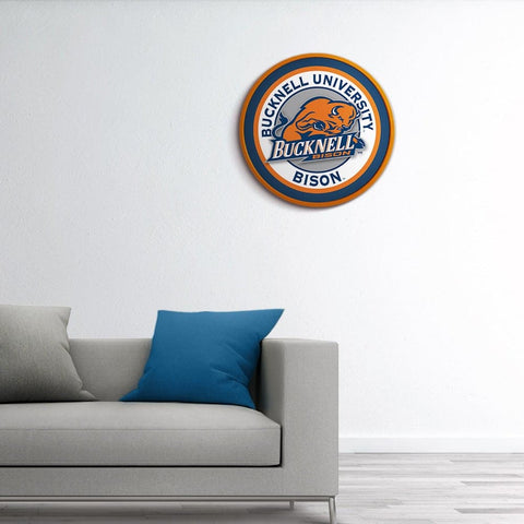 Bucknell Bisons: Modern Disc Wall Sign - The Fan-Brand