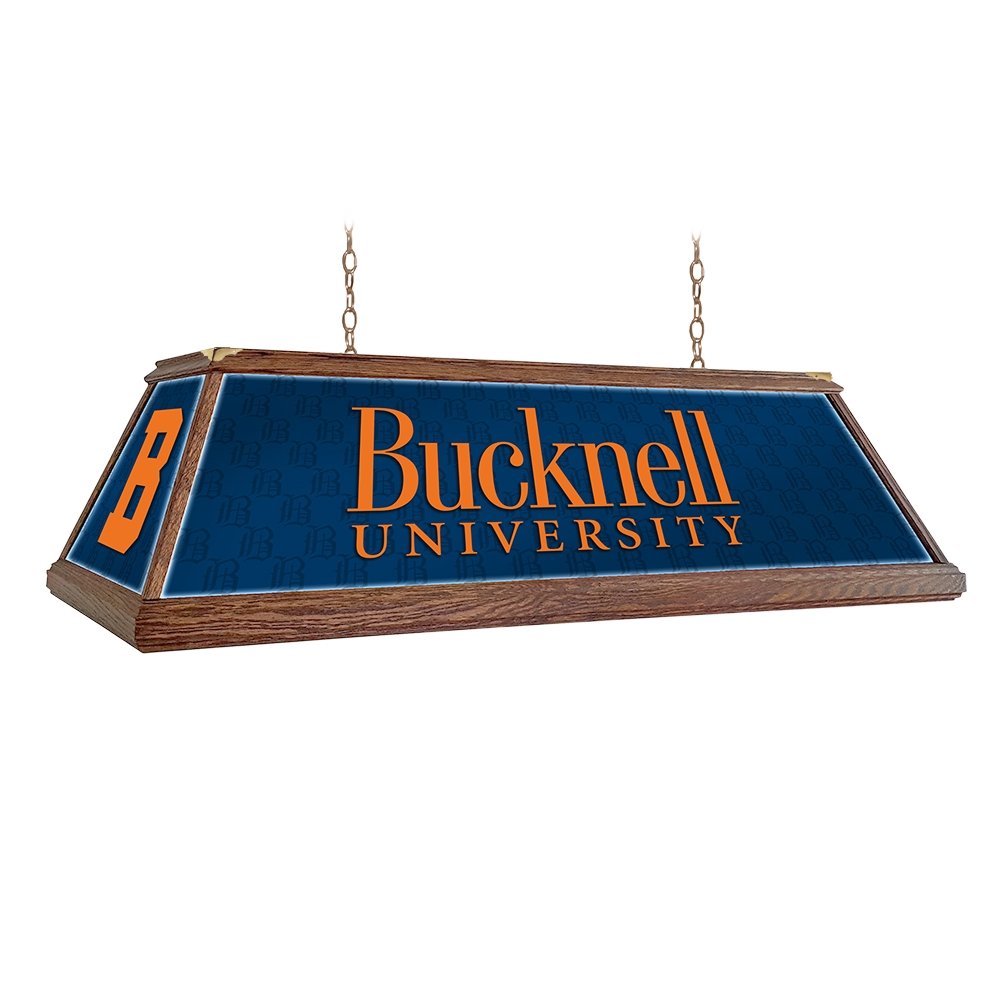 Bucknell Bisons: Premium Wood Pool Table Light - The Fan-Brand