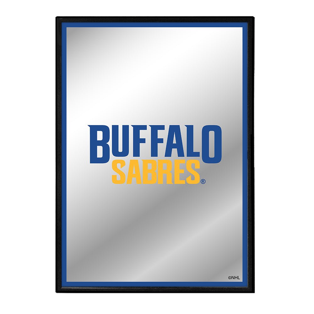 Buffalo Sabres: Logo - Framed Mirrored Wall Sign - The Fan-Brand