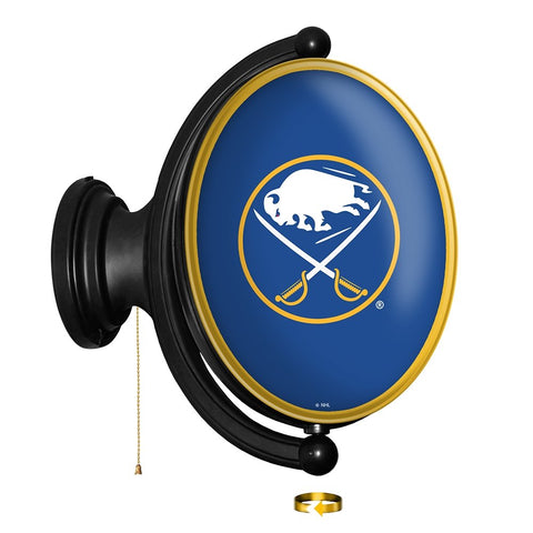 Buffalo Sabres: Original Oval Rotating Lighted Wall Sign - The Fan-Brand