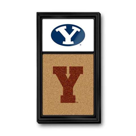 BYU Cougars: Dual Ys - Cork Note Board - The Fan-Brand