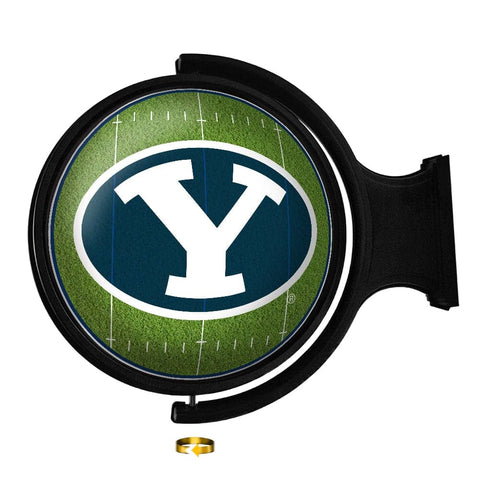 BYU Cougars: On the 50 - Rotating Lighted Wall Sign - The Fan-Brand