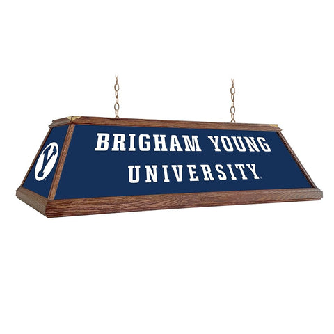 BYU Cougars: Premium Wood Pool Table Light - The Fan-Brand