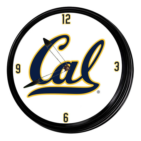 Cal Bears: Retro Lighted Wall Clock - The Fan-Brand
