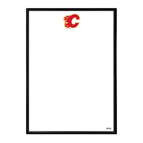 Calgary Flames: Framed Dry Erase Wall Sign - The Fan-Brand