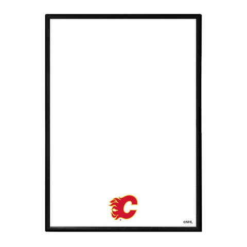 Calgary Flames: Framed Dry Erase Wall Sign - The Fan-Brand