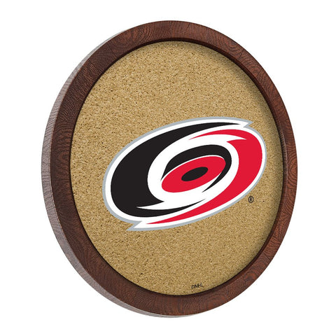 Carolina Hurricanes: Barrel Top Cork Note Board - The Fan-Brand