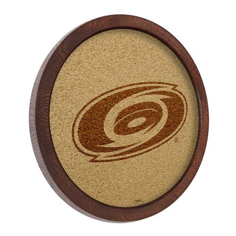 Carolina Hurricanes: Barrel Top Cork Note Board - The Fan-Brand