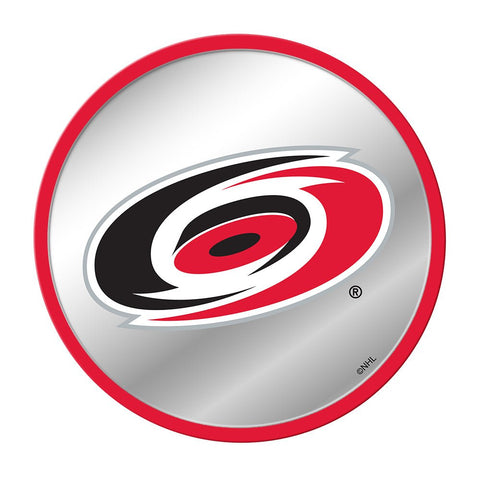 Carolina Hurricanes: Modern Disc Mirrored Wall Sign - The Fan-Brand