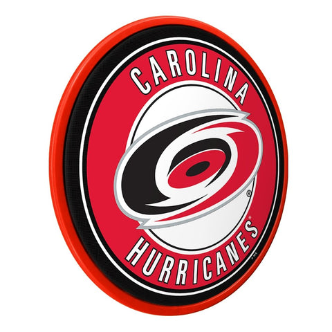 Carolina Hurricanes: Modern Disc Wall Sign - The Fan-Brand