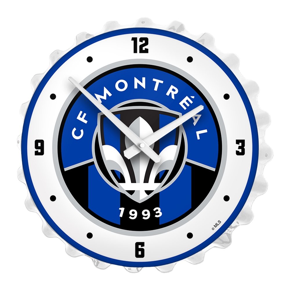 CF Montréal: Bottle Cap Lighted Wall Clock - The Fan-Brand