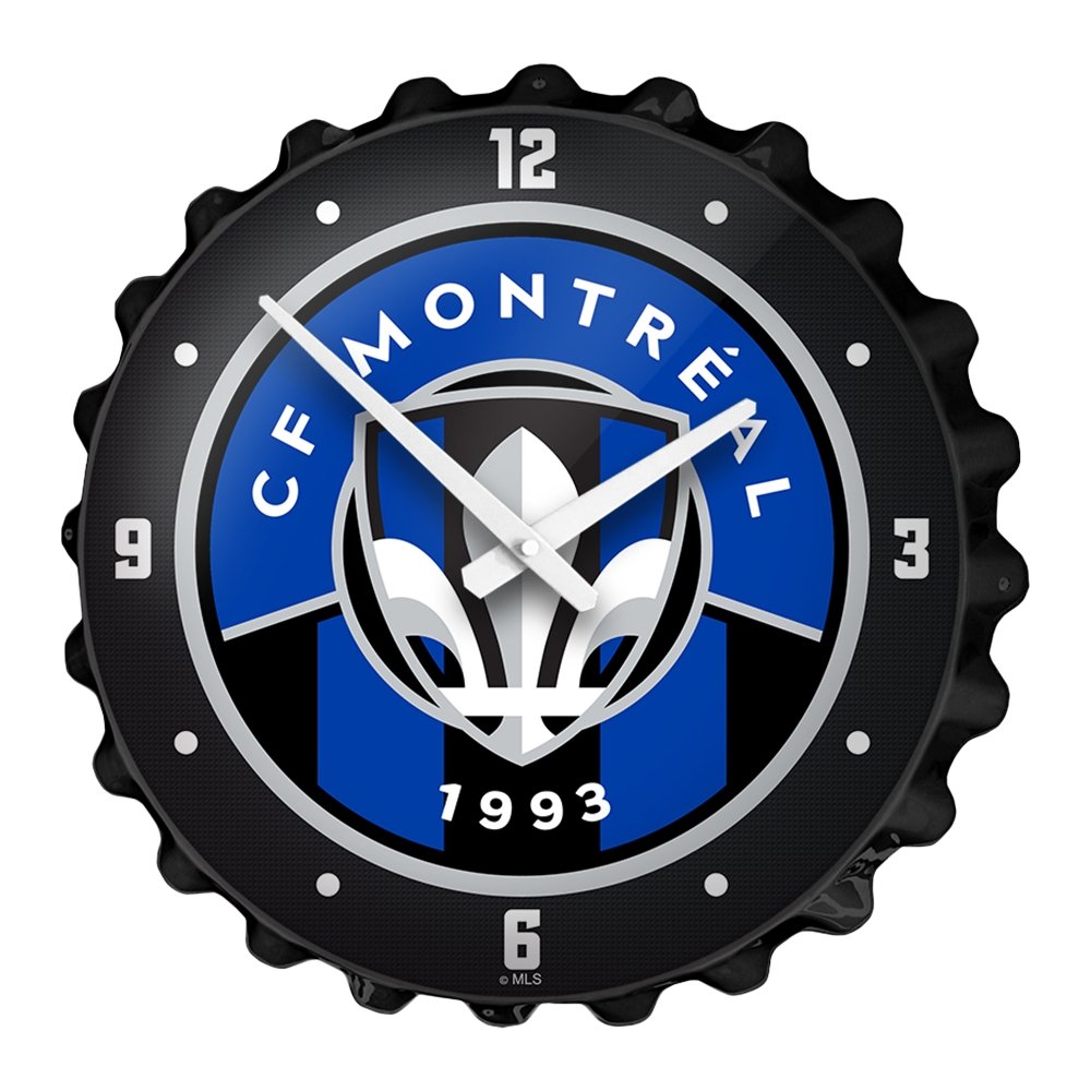 CF Montréal: Bottle Cap Wall Clock - The Fan-Brand