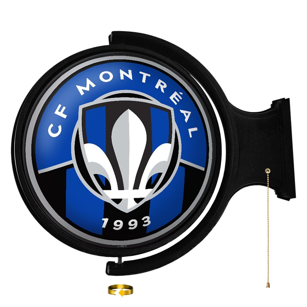 CF Montréal: Original Round Rotating Lighted Wall Sign - The Fan-Brand