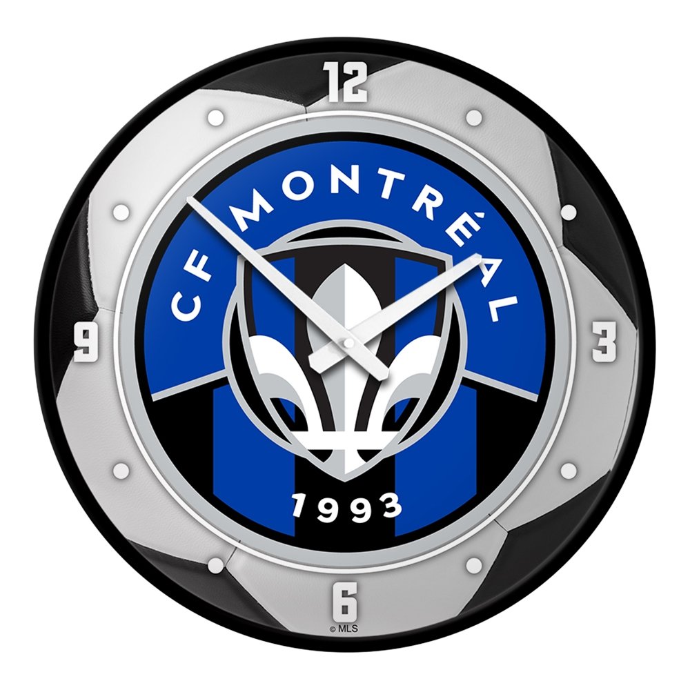 CF Montréal: Soccer Ball - Modern Disc Wall Clock - The Fan-Brand