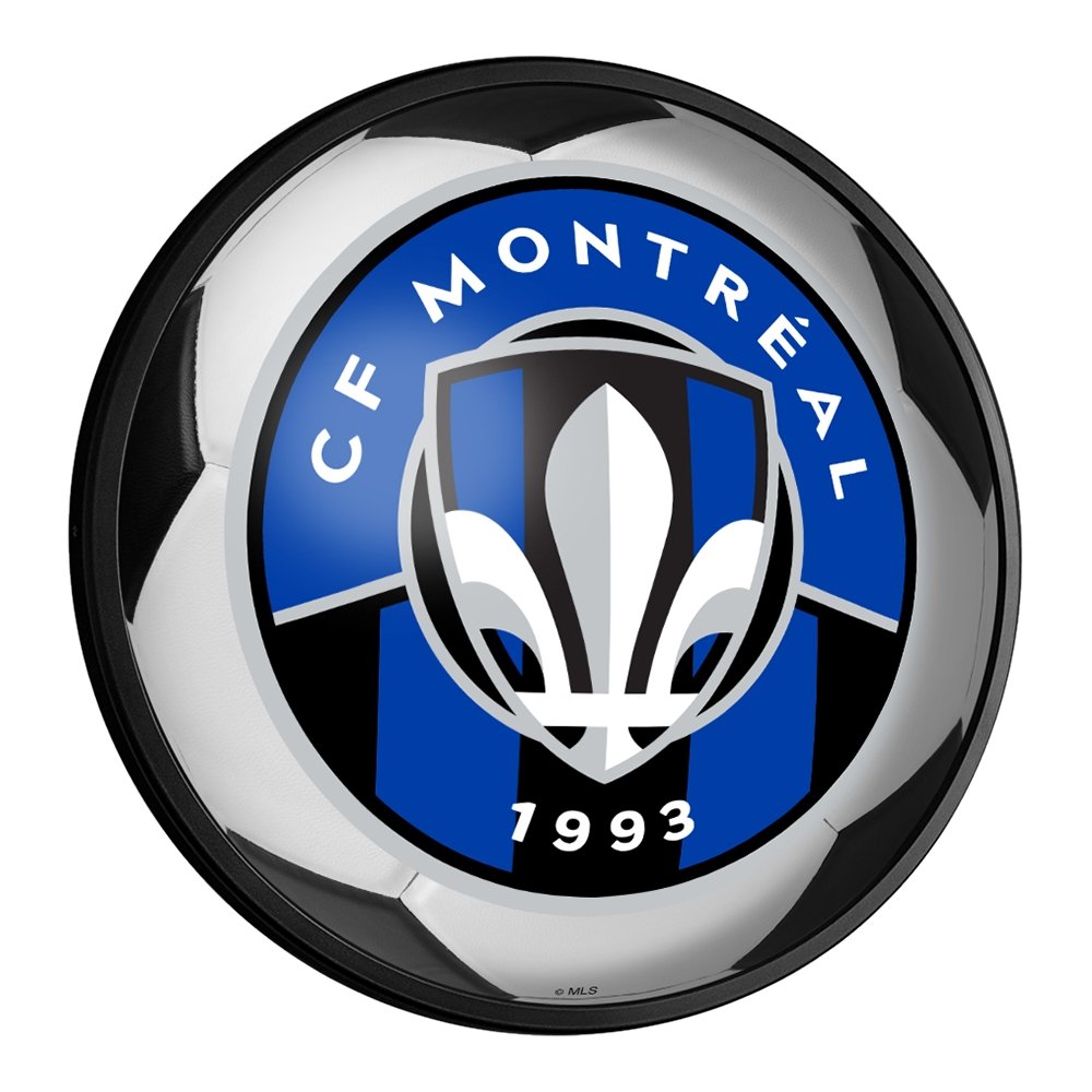 CF Montréal: Soccer - Round Slimline Lighted Wall Sign - The Fan-Brand