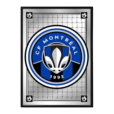 CF Montreall: Team Spirit - Framed Mirrored Wall Sign - The Fan-Brand