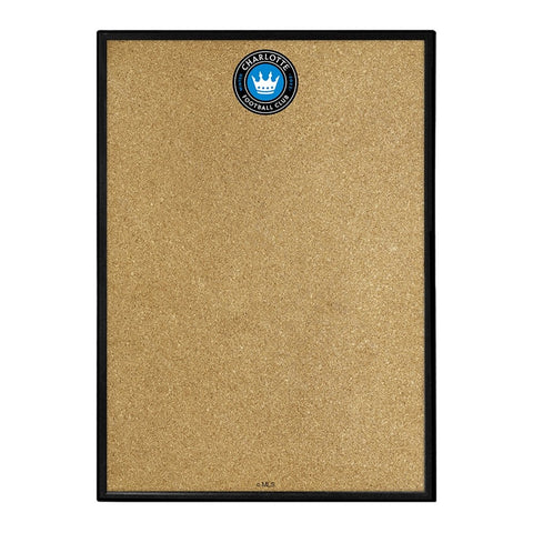 Charlotte FC: Framed Cork Board Wall Sign - The Fan-Brand