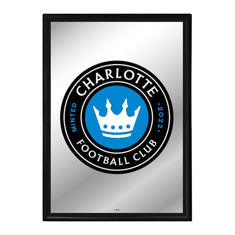 Charlotte FC: Framed Mirrored Wall Sign - The Fan-Brand