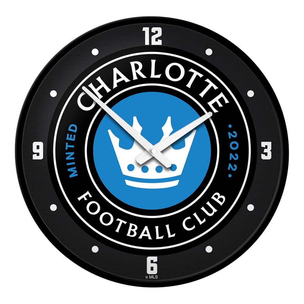 Charlotte FC: Modern Disc Wall Clock - The Fan-Brand