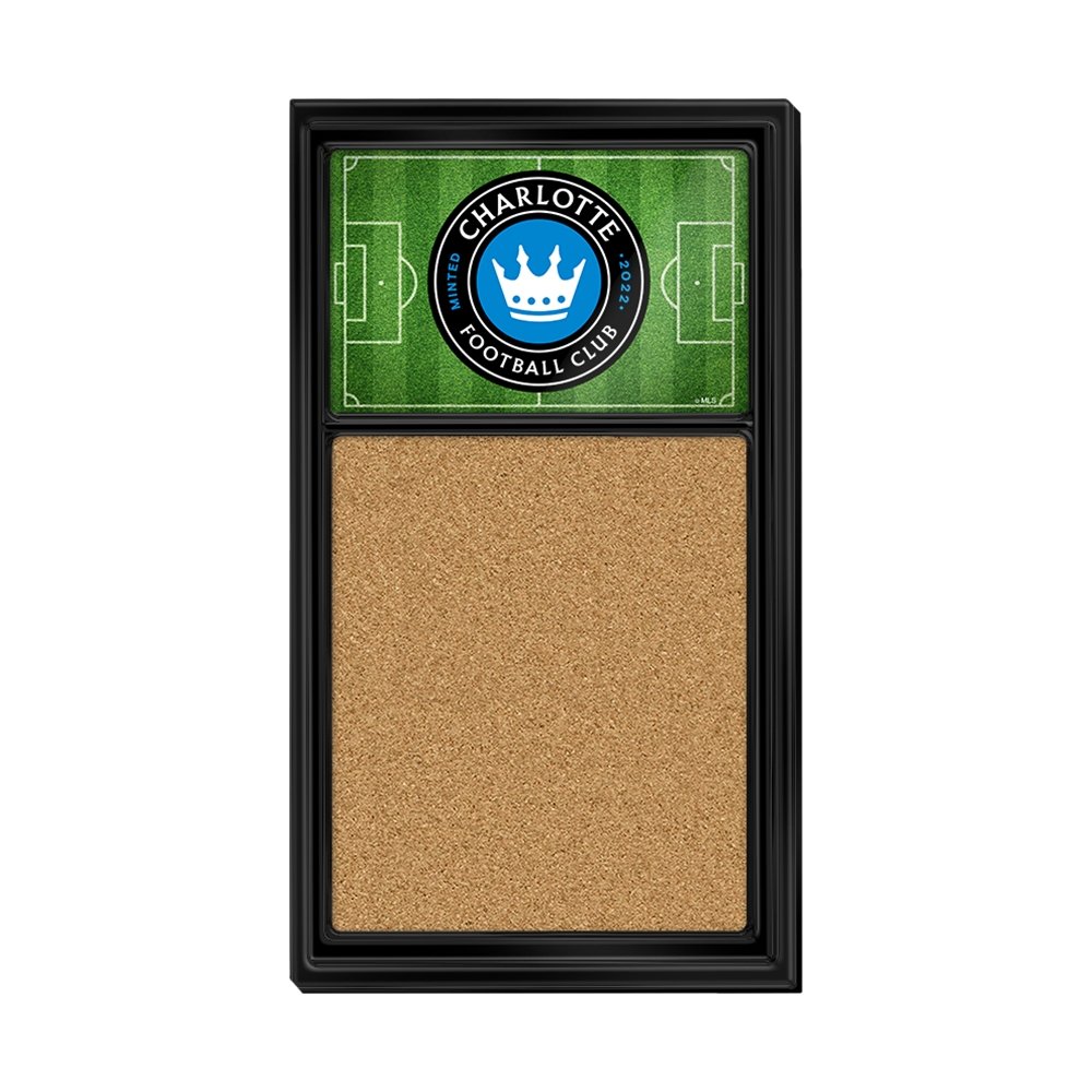 Charlotte FC: Pitch - Cork Note Board - The Fan-Brand
