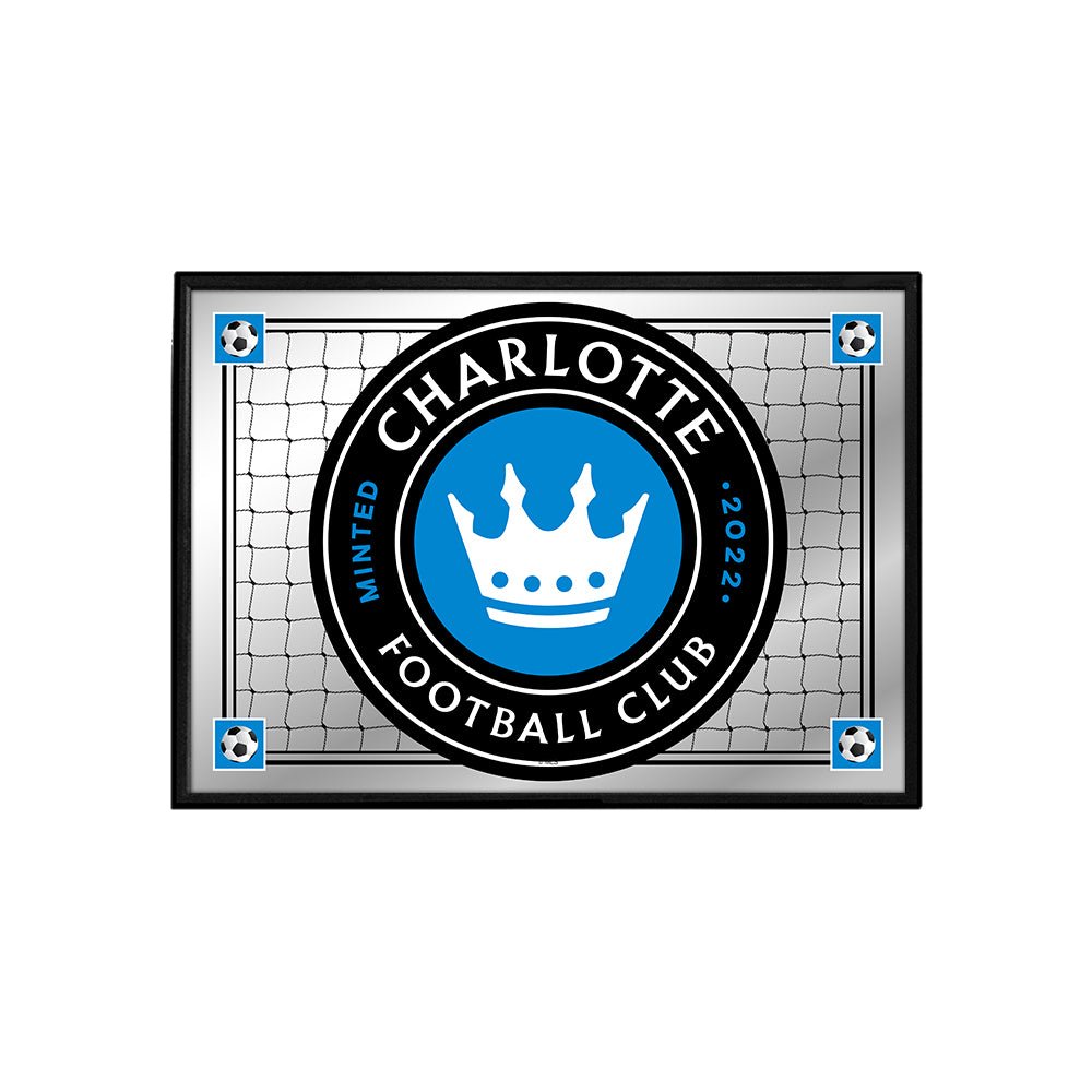 Charlotte FC: Team Spirit - Framed Mirrored Wall Sign - The Fan-Brand
