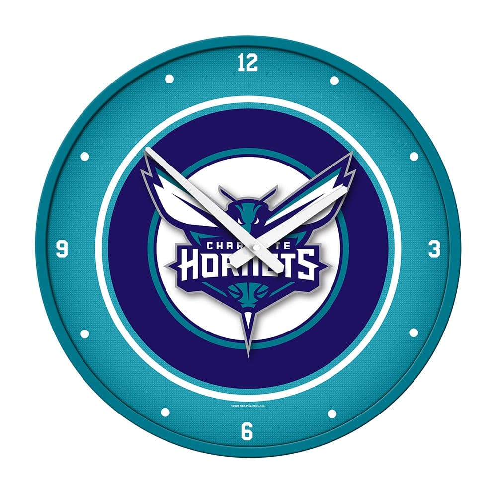 Charlotte Hornets: Modern Disc Wall Clock - The Fan-Brand