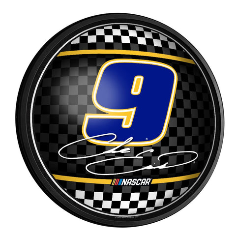 Chase Elliott: Round Slimline Lighted Wall Sign - The Fan-Brand