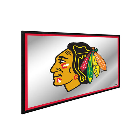 Chicago Blackhawks: Framed Mirrored Wall Sign - The Fan-Brand