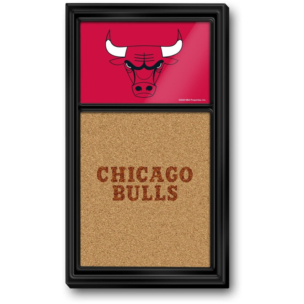 Chicago Bulls: Dual Logo - Cork Note Board - The Fan-Brand