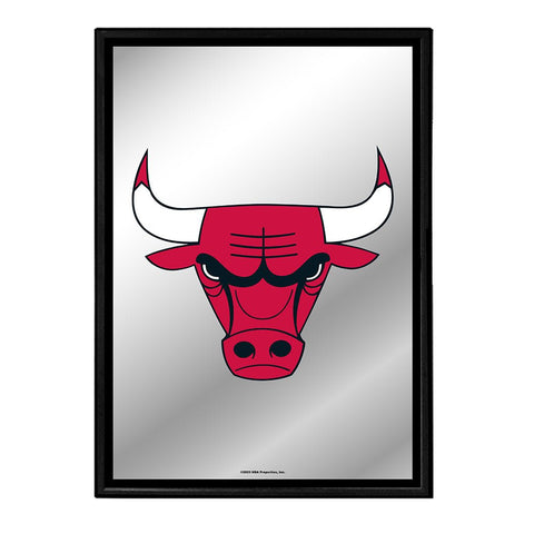 Chicago Bulls: Framed Mirrored Wall Sign - The Fan-Brand