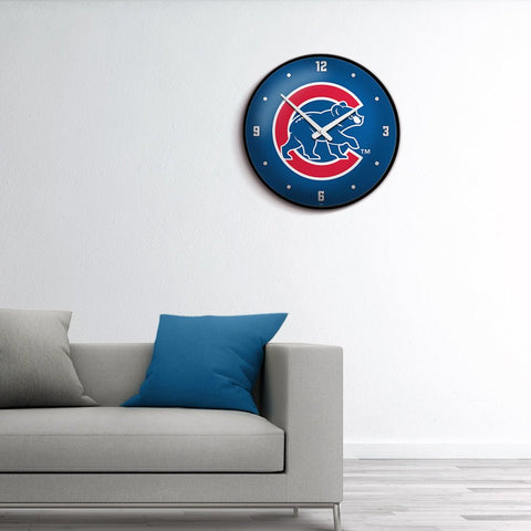 Chicago Cubs: Alternate Logo - Modern Disc Wall Clock - The Fan-Brand