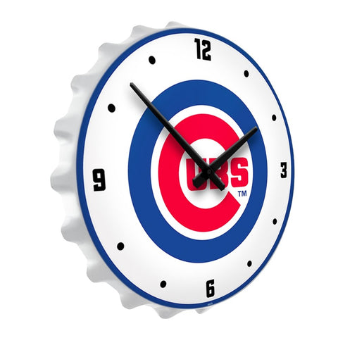 Chicago Cubs: Bottle Cap Lighted Wall Clock