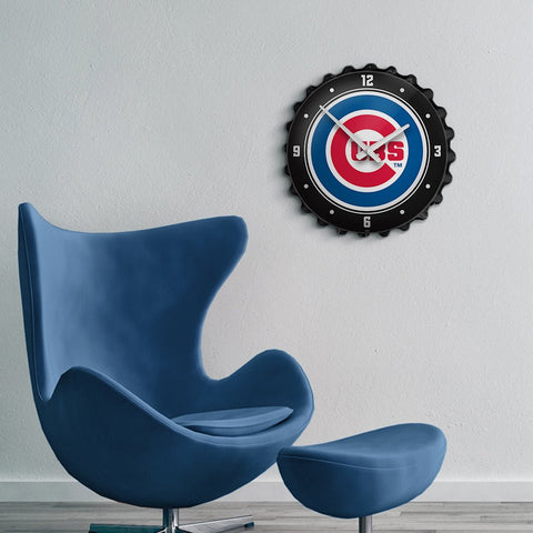 Chicago Cubs: Bottle Cap Wall Clock - The Fan-Brand