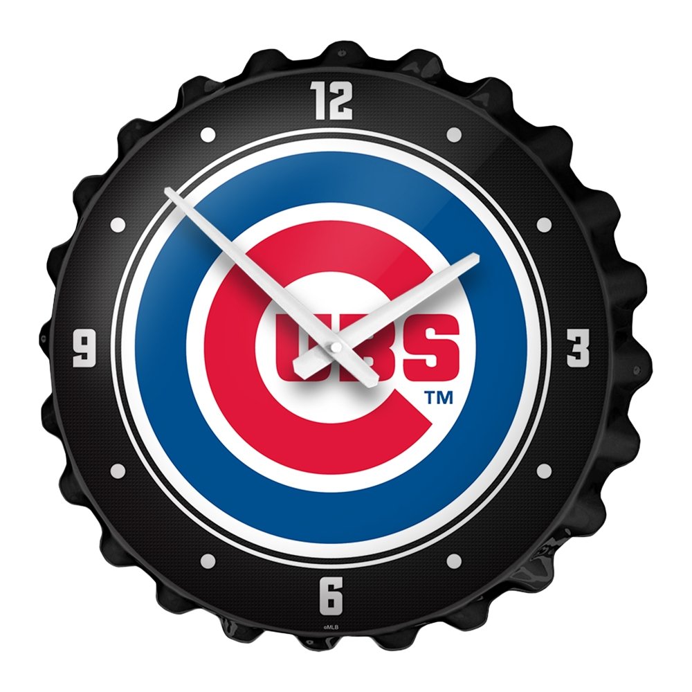 Chicago Cubs: Bottle Cap Wall Clock - The Fan-Brand