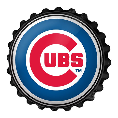 Chicago Cubs: Bottle Cap Wall Sign - The Fan-Brand